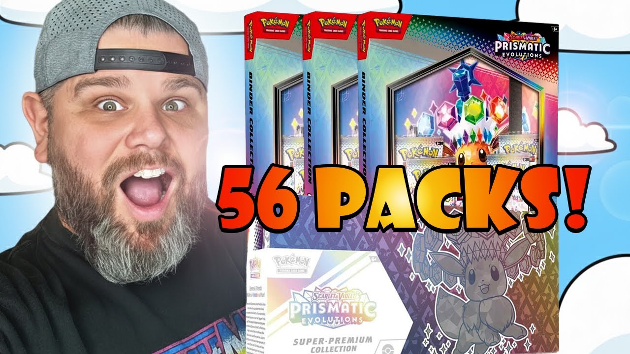 56 наборов Prismatic Evolutions против моей удачи!