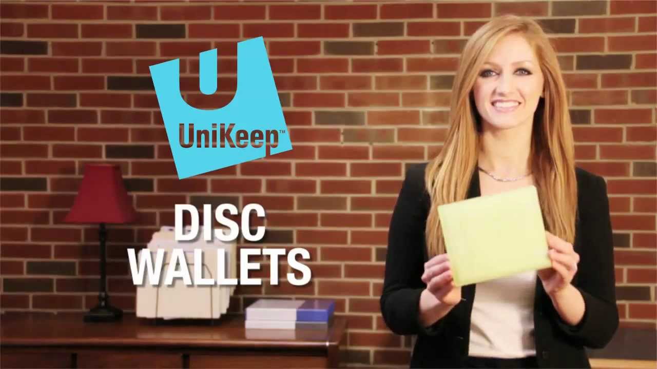 UniKeep CD/DVD Wallets For Media Storage YouTube