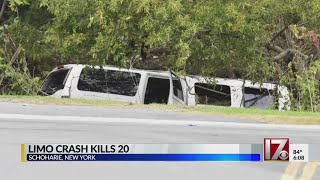 VIDEO: 20 dead after limo crash in New York