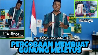 EKSPERIMEN GUNUNG MELETUS - MUDAH  DIPRAKTIKAN SISWA