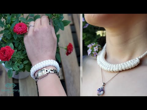 Macrame Bracelet & Necklace - DIY - Macrame Braid