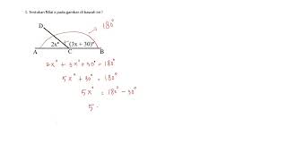 Soal Matematika Smp (Menentukan Sudut Pelurus) Agung SBH