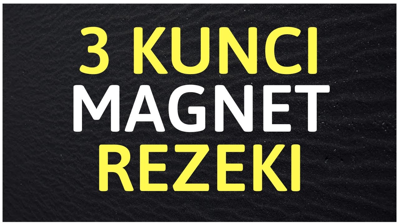 Rahasia 3 Magnet Rezeki Doa Dzikir Rezeki Lancar Deras Dan Berkah Tanpa Batas Yang Melimpah Ruah Youtube