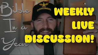 Bible In A Year // Week 5 live discussion // Q&A