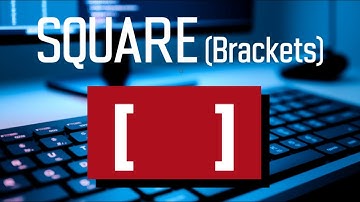 How To Type Square Brackets On Keyboard