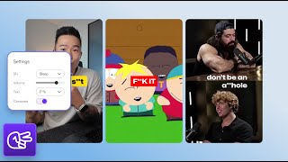 How to Automatically Censor Swear/Curse Words (1-Click) | Choppity Tutorial