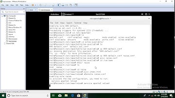 TUTORIAL APACHE2 DEBIAN VMWARE WORKSTATION