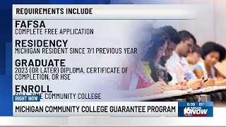 Michigan Community College Guarantee program
