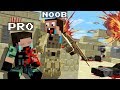 THE REAL WAR in MINECRAFT! NOOB vs PRO! Challenge in Minecraft Animation!