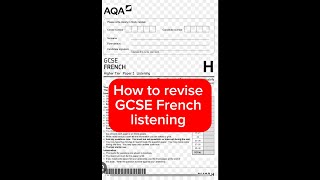 How to revise for French listening | These two resources were lifesavers!