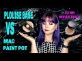 MAC paint pot VS Plouise base | 22hr wear test!