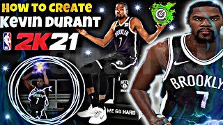 NBA 2K21 How To Create Kevin Durant