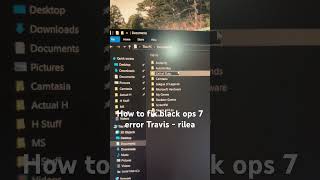 How to fix black ops 7 error Travis - rilea