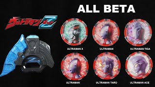 DX Ultra Z Riser : ALL BETA Combination! Beta Spark Armor & Ultraman Z BETA SMASH !