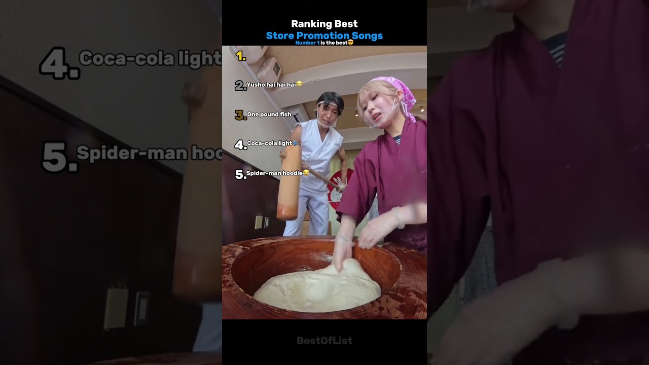 Ranking Best Store Promotion Songs