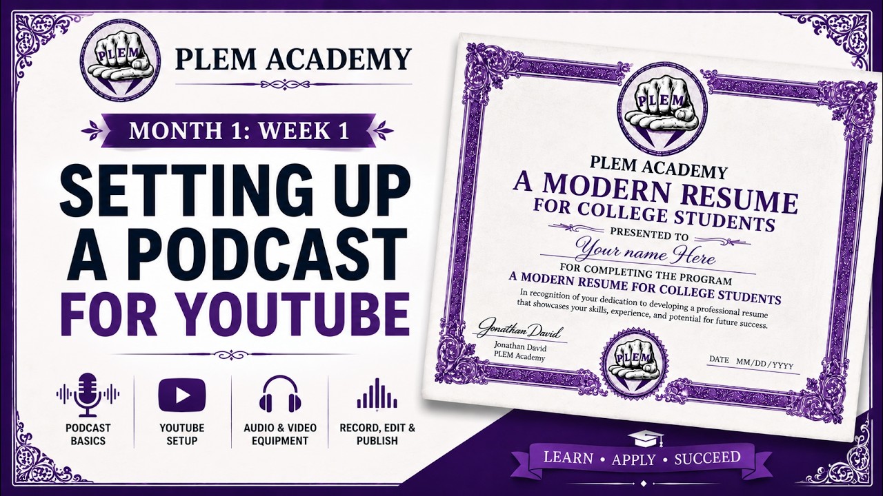 Lesson 4 | Set Up a Podcast Playlist on YouTube with a Square Thumbnail