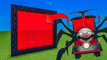 How to Make a PORTAL to CHOO CHOO CHARLES Dimension in Minecraft!
