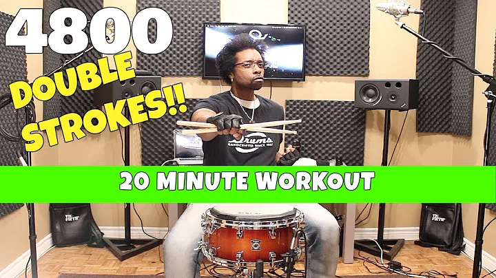 4800 DOUBLE STROKES!! - 20 Minute Workout w/ Beatd...