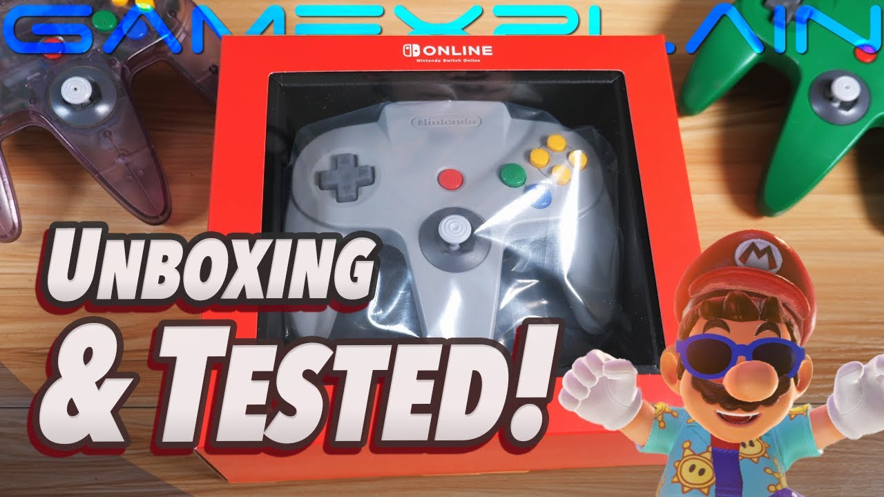 HANDS ON Nintendo 64 Controller for Nintendo Switch UNBOXING 