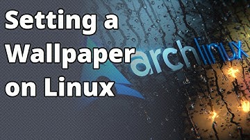 Setting a WALLPAPER On LINUX With A WINDOW MANAGER