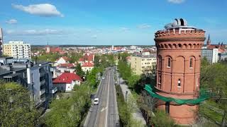 Olsztyn - ul. Żołnierska z drona. dji mini 3 pro 4K