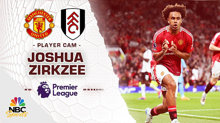 Player Cam: Joshua Zirkzee's dream debut for Man United v. Fulham | Premier League | NBC Sports
