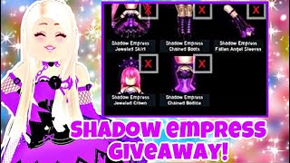 SHADOW EMPRESS SET GIVEAWAY! How To Get Free Set on Royale High! (Roblox)