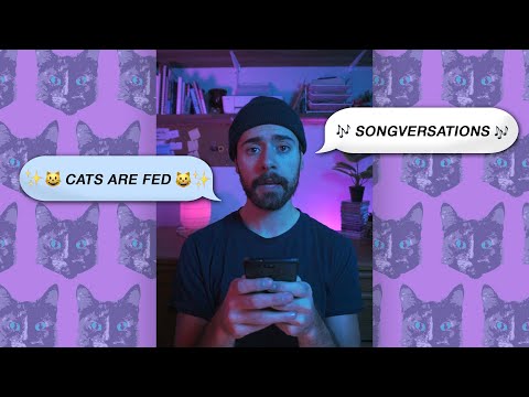songs from texts - cats are fed