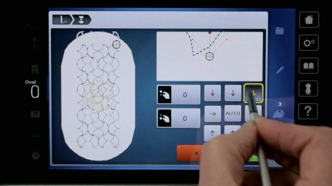 Tutorial BERNINA 780: how to create endless embroidery & embroidering sewing stitches