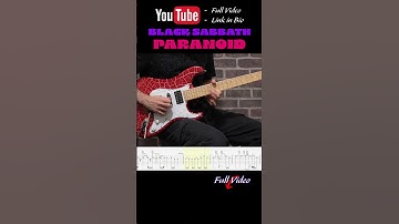 Thumbnail of Black Sabbath - Paranoid (Guitar Solo)