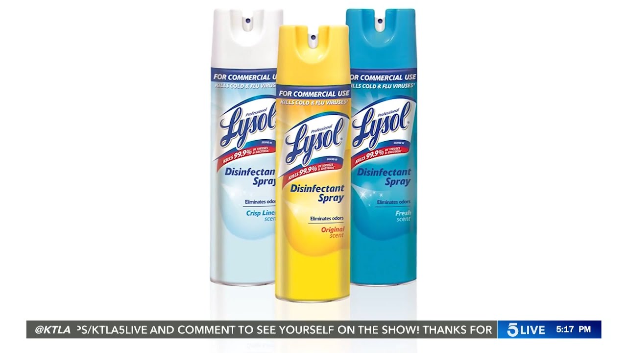 EPA approves Lysol products for use against coronavirus