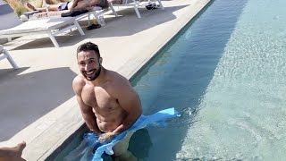 DISSOLVING SWIM TRUNKS PRANK ON MY FIANCE... ( IN PUBLIC)