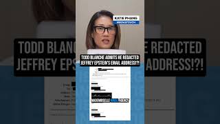 Blanche ADMITS He REDACTED Jeffrey Epstein From The Files!?