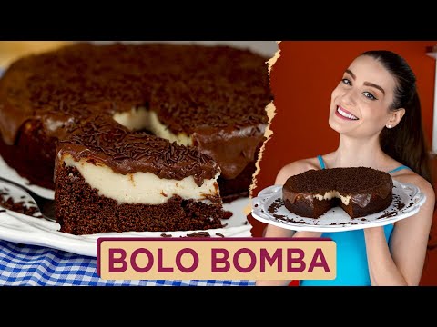 BOLO QUE JÁ SAI RECHEADO: Bolo Bomba! - Cozinha do Bom Gosto - Gabi Rossi