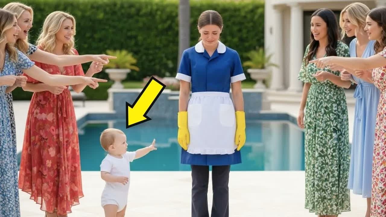 EL BEBÉ DEL MILLONARIO VE LA EMPLEADA HUMILLADA EN LA FIESTA… E HIZO UN GESTO QUE CAMBIÓ TODO