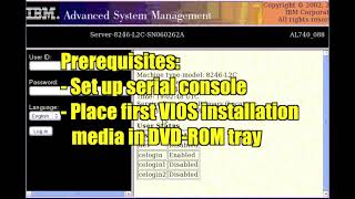 Installing VIOS on an IBM PowerLinux server