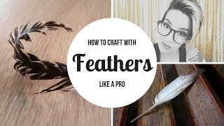 How To Work with Feathers Like a Pro! Trim & Curl