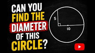 Olympiad Geometry Challenge: Find the Diameter of the Circle