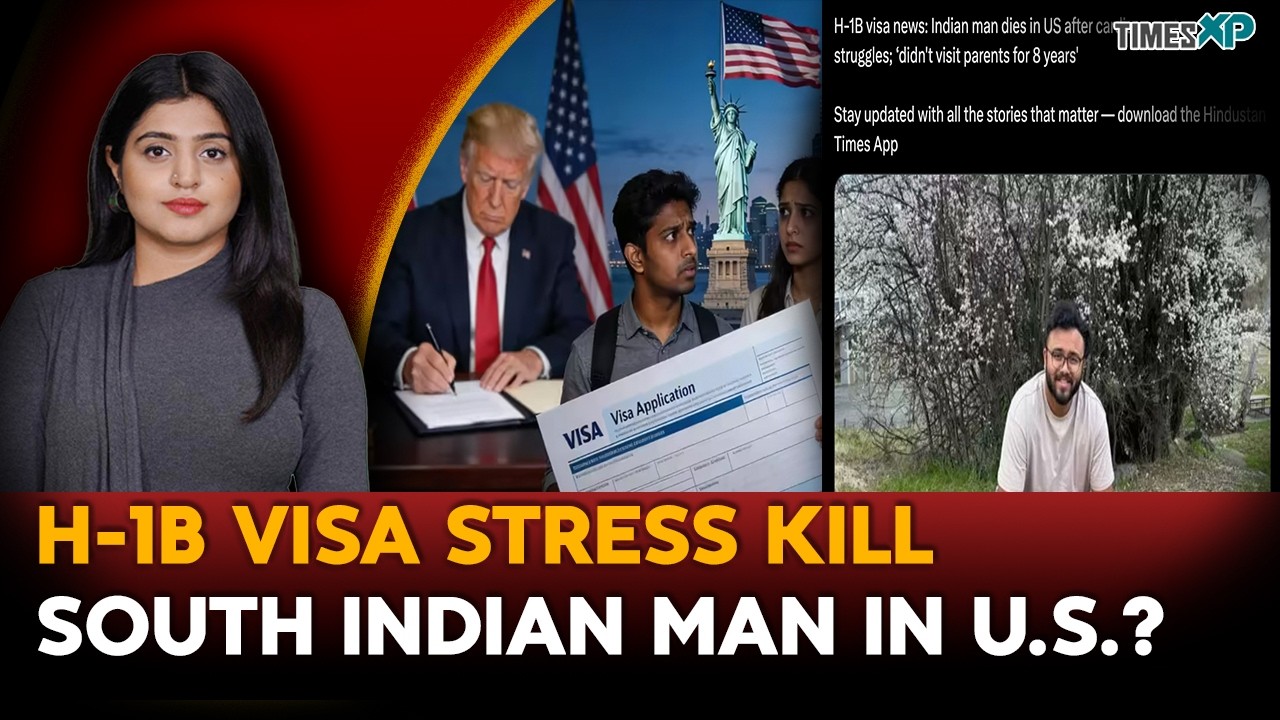 H-1B Visa Stress Kill South Indian Man In U.S.? Indians In The U.S.| Driti Atri Explains