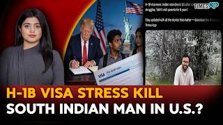 H-1B Visa Stress Kill South Indian Man In U.S.? Indians In The U.S.| Driti Atri Explains
