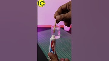 Matchstick in Colgate #experiment #experiments #shorts