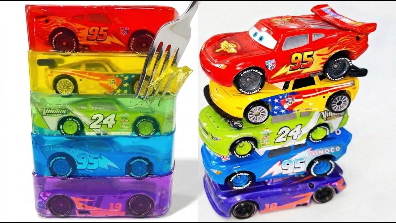 Lightning McQueen Disney Cars! Satisfying Jelly Cutting Tomica Edition vol. 20