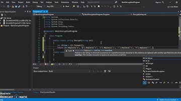 How To Make A Simple Encryption Algorithm in C#