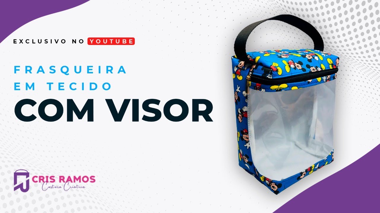 Como fazer uma Frasqueira com Visor Fácil