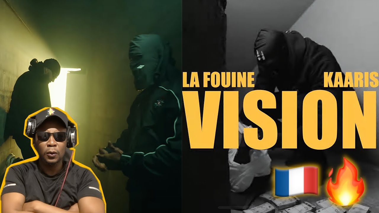 FRENCH RAP REACTION 🇫🇷| LA FOUINE & KAARIS - VISION (CLIP OFFICIEL)🔥