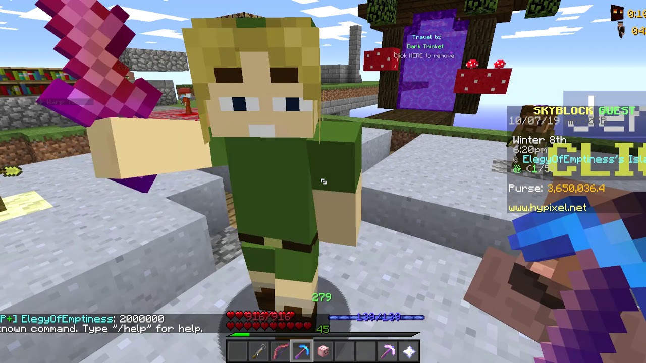 Scam on Hypixel Skyblock - YouTube