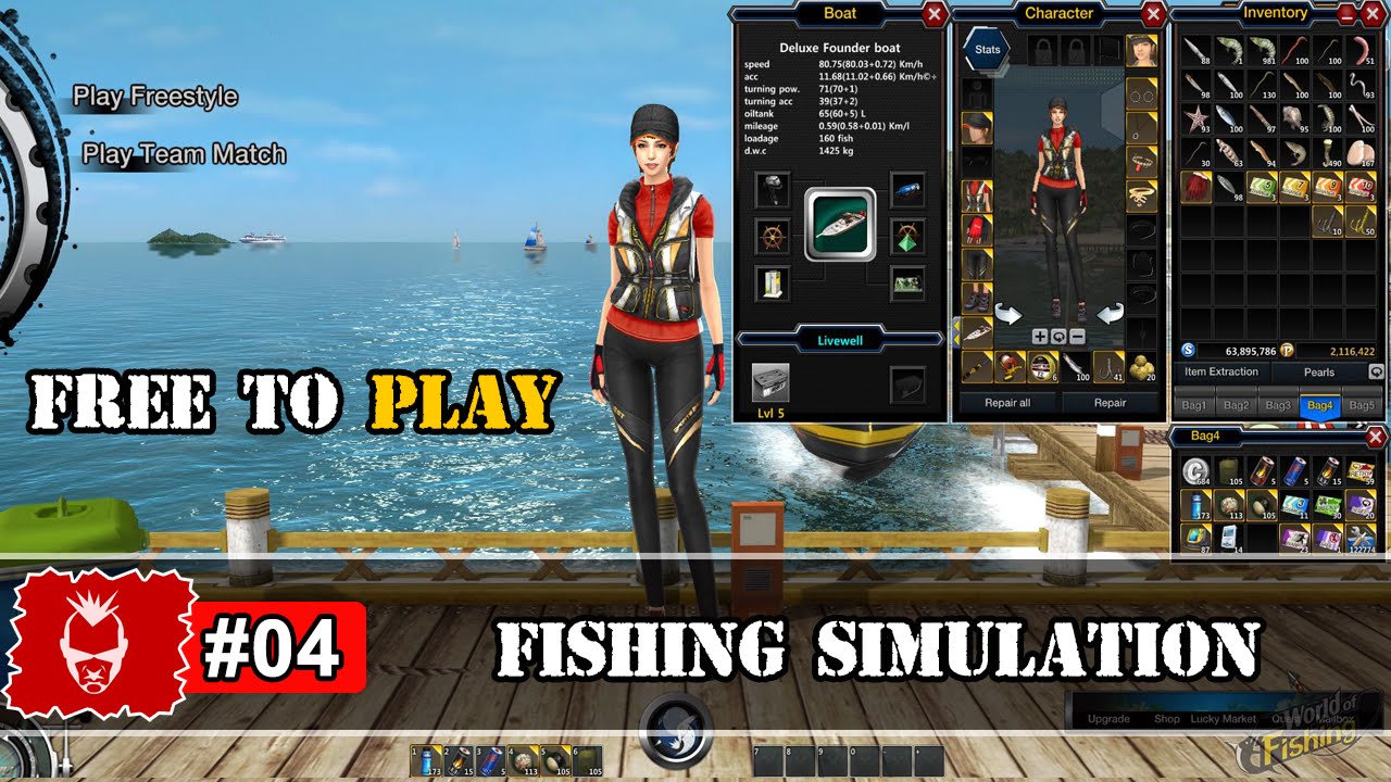 World of Fishing 04 Level Up in World of Fishing MMO Gameplay German