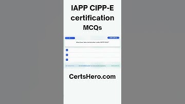 CIPP-E Practice MCQs 2025 – IAPP Europe Privacy Professional Exam Practice Question with Explanation