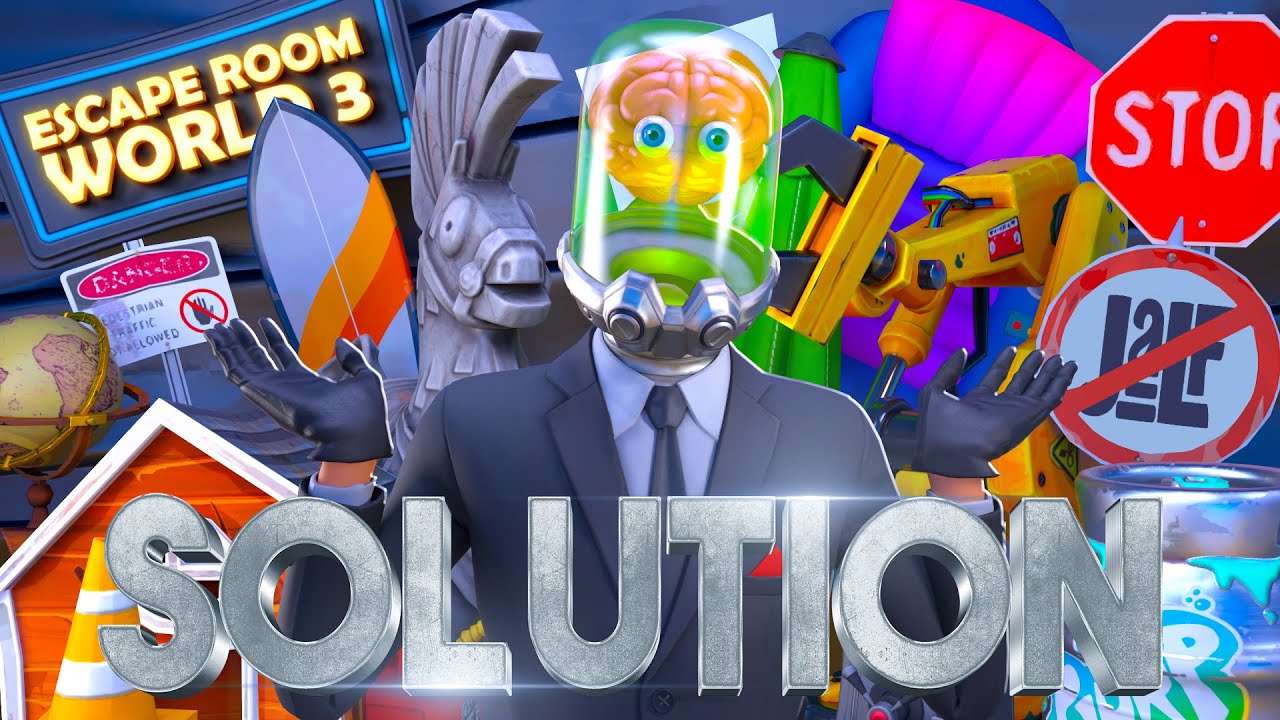 SOLUTION ESCAPE ROOM - WORLD 3 / JALF