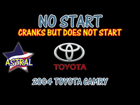 ⭐ 2004 Toyota Camry - 2.4 - NO START - Cranks but Will Not Start